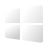 Windows-logotyp i vitt